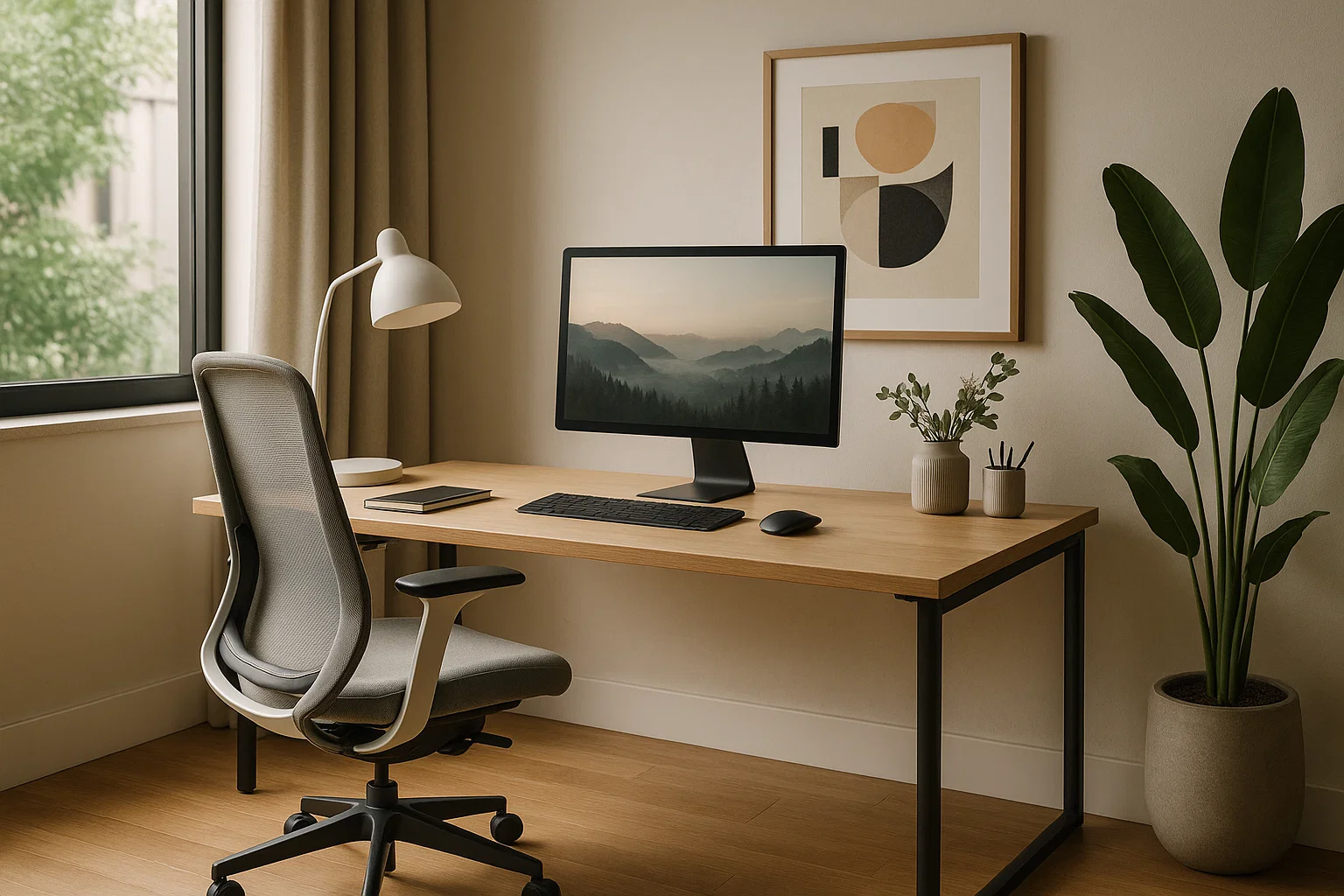 Stilvolles Home-Office