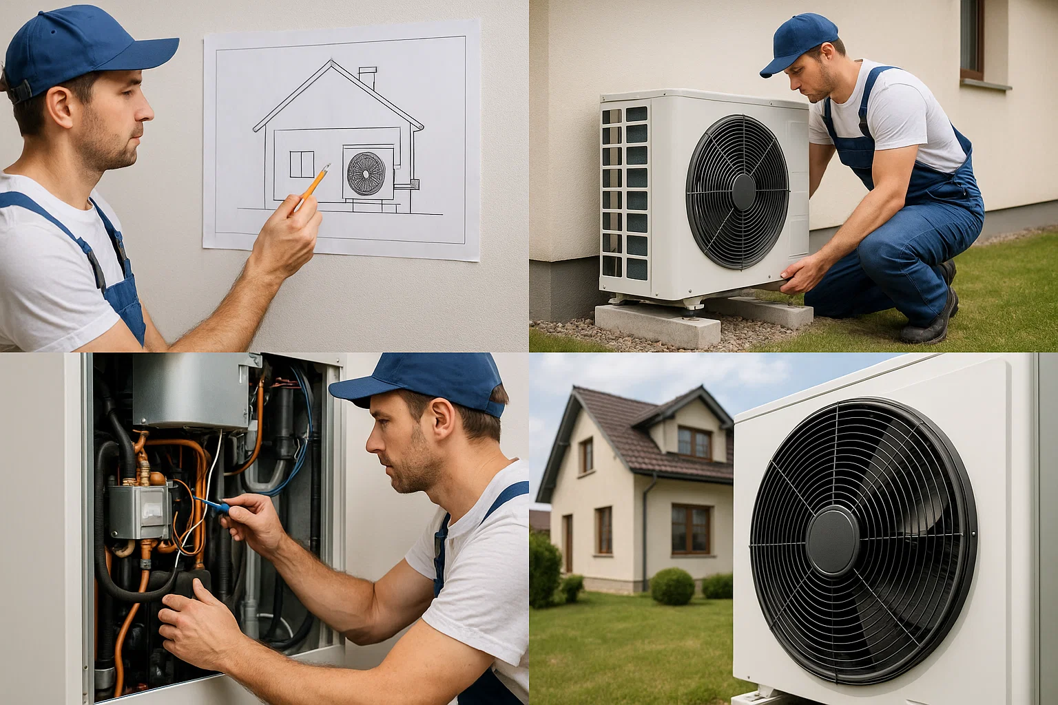 Wärmepumpen Montage