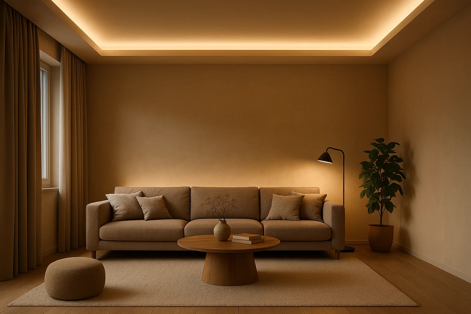 indirektes Deckenlicht