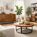 Mangoholz im modernen Zuhause