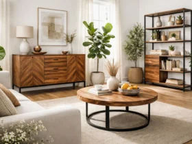 Mangoholz im modernen Zuhause