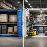 Lagercontainer und Materialcontainer