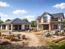 Ein- oder Zweistöckige Häuser