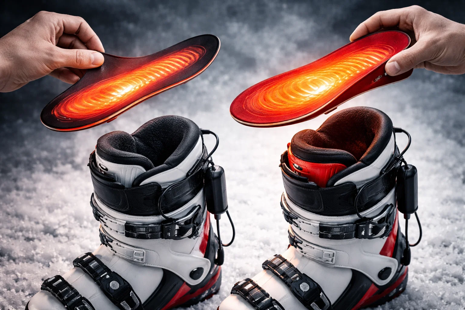 Beheizbare Einlegesohlen