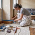Maler bei der Arbeit